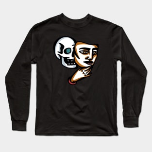masked skull Long Sleeve T-Shirt